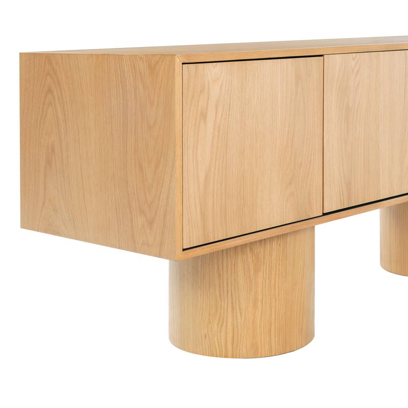 SAFAVIEH Couture Alberti Wood Sideboard - 71"W x 20"D x 29"H