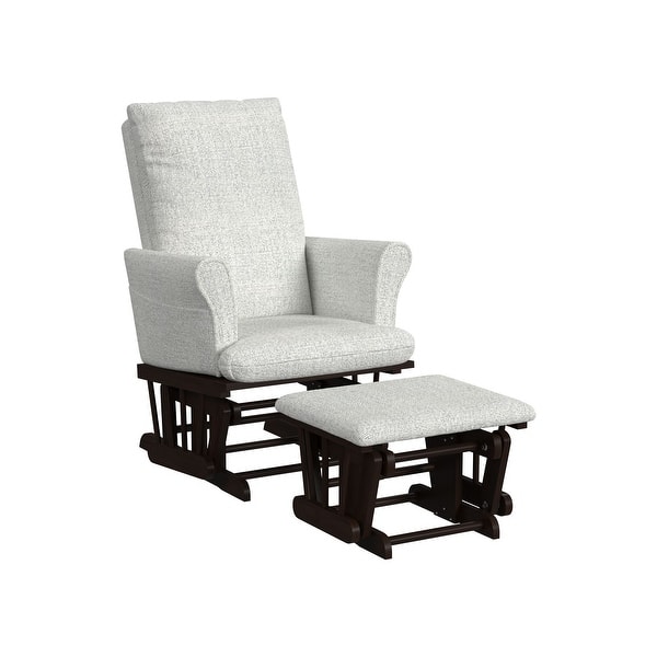 slide 2 of 5, Britt Modern Rocker with Ottoman, Owl Fabric