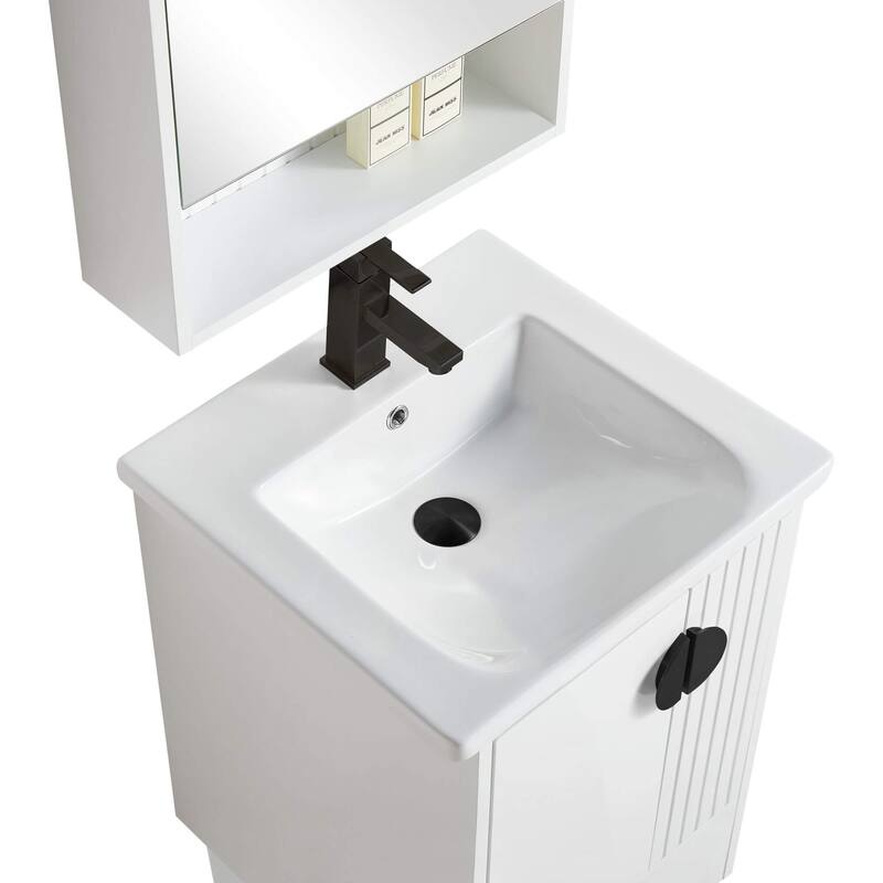 Venezian Single Bathroom Vanity with Sink