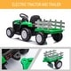 preview thumbnail 10 of 25, Battery-Powered 12V Ride-On Tractor with Trailer, Parental Control, Realistic Design, Ideal Christmas Present for Kids