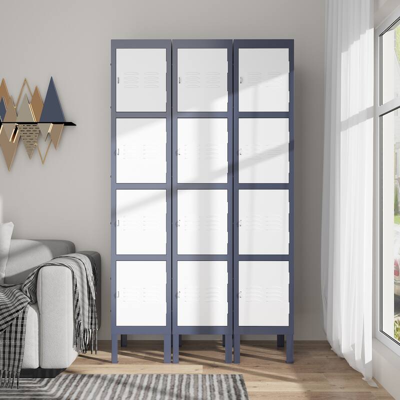 Metal Locker 4 Doors - N/A