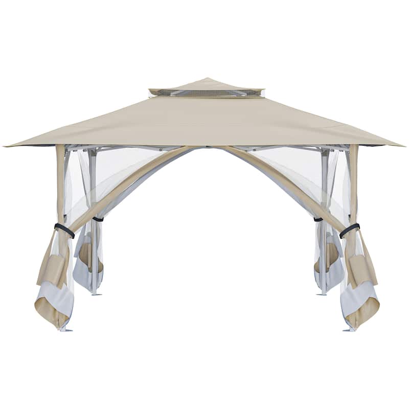 Outdoor Pop-Up Gazebo Tent With Soft Top