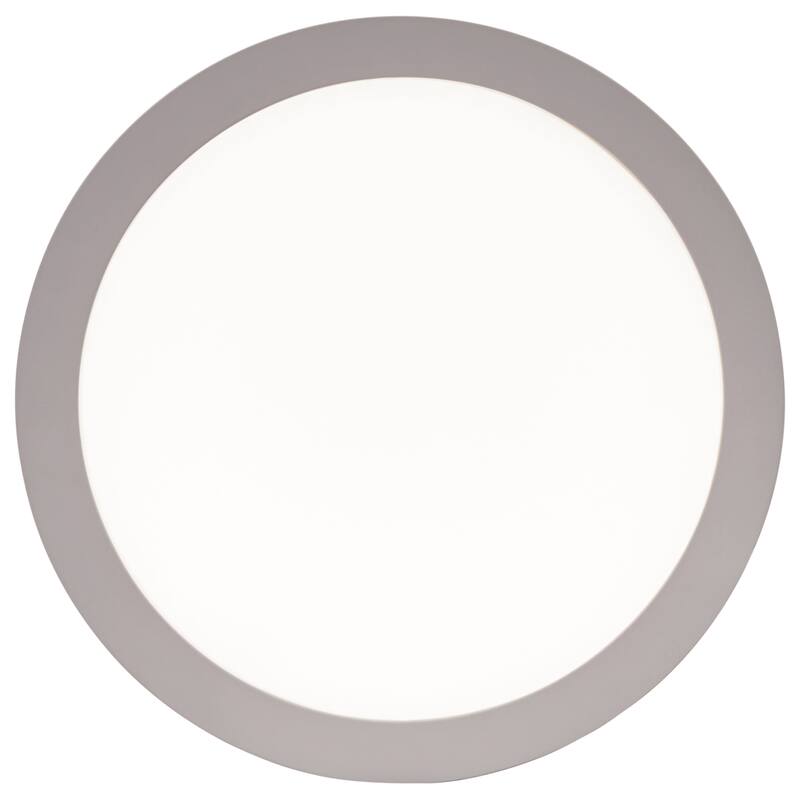 Access Lighting Ulko Exterior - LED Outdoor Flush Mount - 7"D - Silver - Acrylic Lens Diffuser