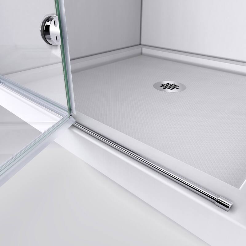 DreamLine Aqua Fold 36 in. W x 58 in. H Frameless Bi-Fold Tub Door - 36" W