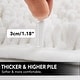 preview thumbnail 39 of 134, Deconovo Chenille Bath Rugs - Thick Plush Microfiber, Non-Slip Washable Bathroom Mats