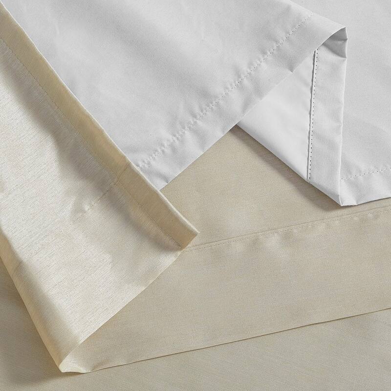 Twist Tab Total Blackout Window Curtain Panel Champagne 50x84" Blackout