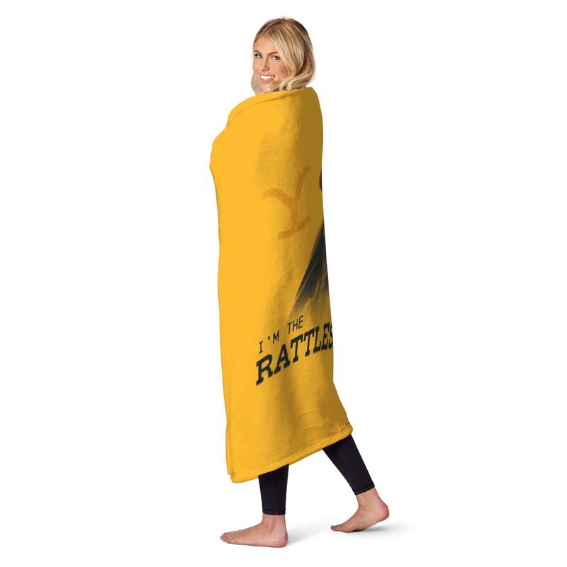 Yellowstone Rattlesnake Silk Touch Throw Blanket