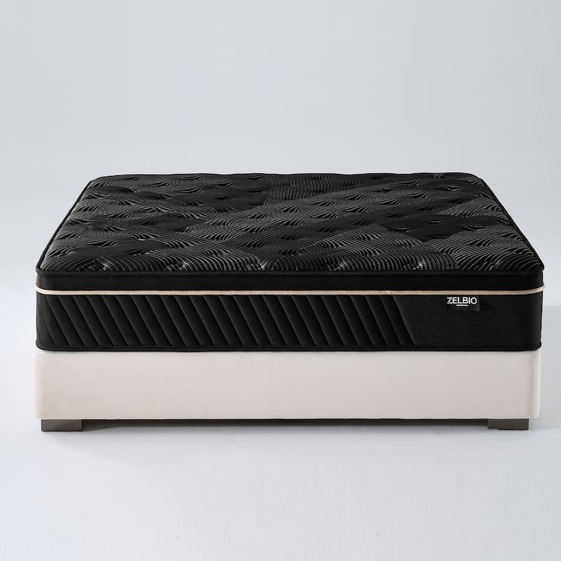 Modern Medium Firm Gel Memory Foam Hybrid Breathable Knitted Cover 12 in. Mattress