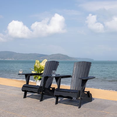 SAFAVIEH Outdoor Breetel Adirondack Chair (Set of 2) - 34"W x 34"D x 34"H