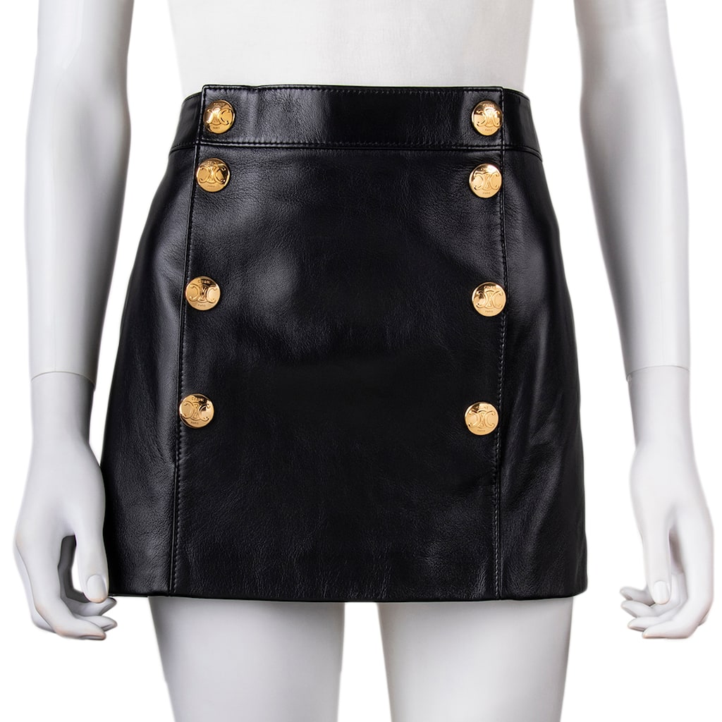 Celine Mini Skirt in Soft Lambskin