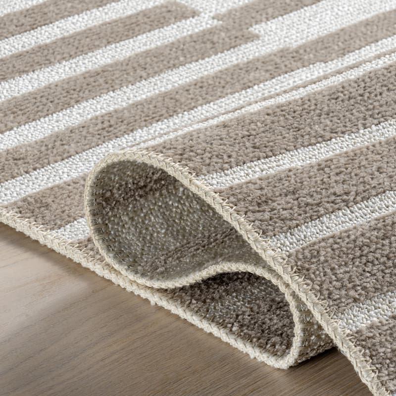Nuloom Mirielle SuperiorWash Striped Machine Washable Area Rug