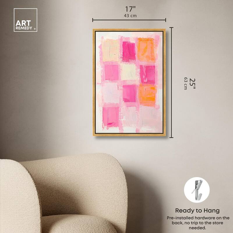 Color Squares I Canvas by Art Remedy