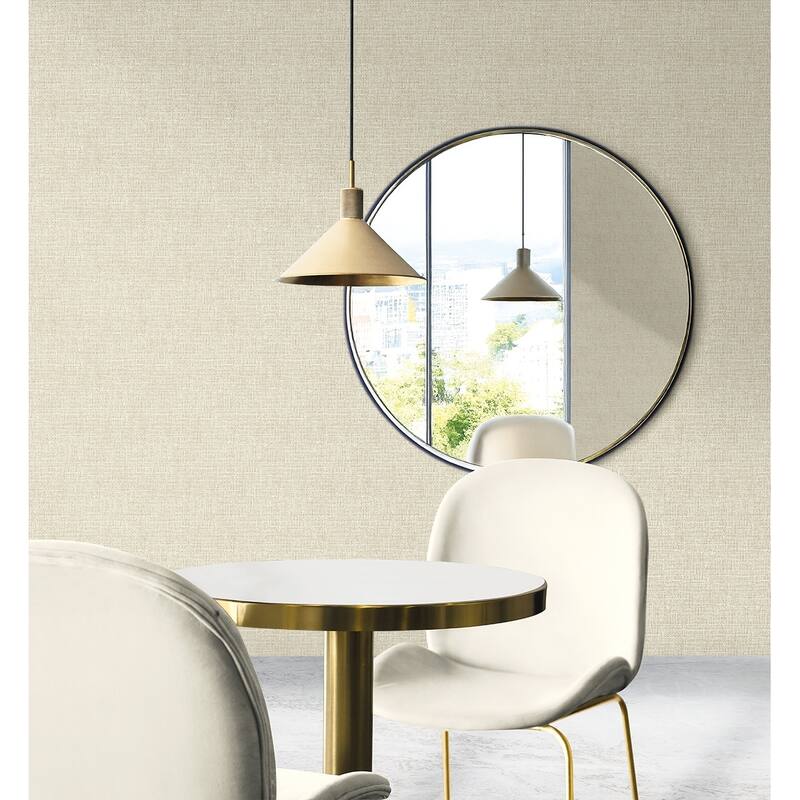 Seabrook Designs Aureline Faux Non-Woven Unpasted Wallpaper