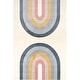 preview thumbnail 2 of 7, Nuloom Jerri Double Half Rainbow Kids Area Rug