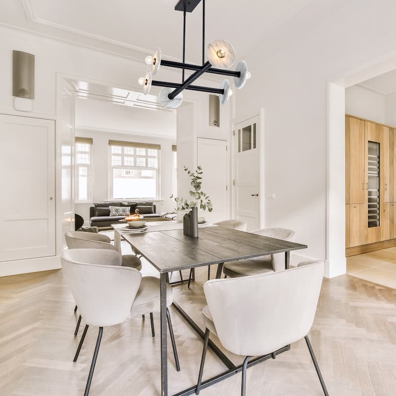 Designers Fountain D325C-6LCH Fina 6 Light 38" Wide Linear Chandelier