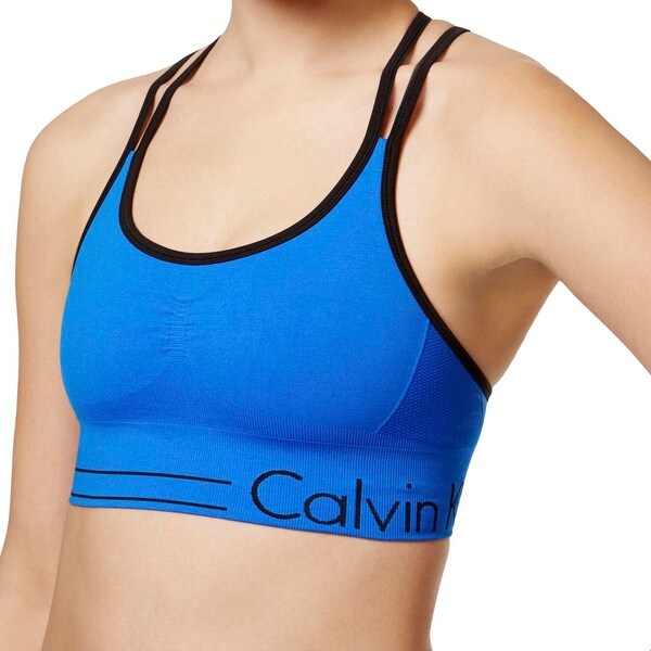 calvin klein strappy sports bra