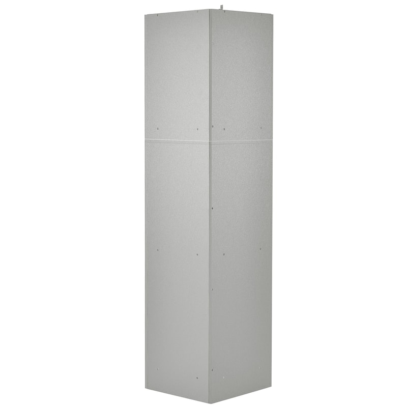Roomfitters Tall Bathroom Corner Cabinet with Adjustable Shelves and Doors Freestanding MDF Storage Tower