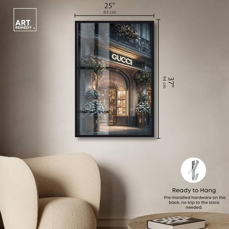 Illuminated Luxury Store Shadowbox by Art Remedy