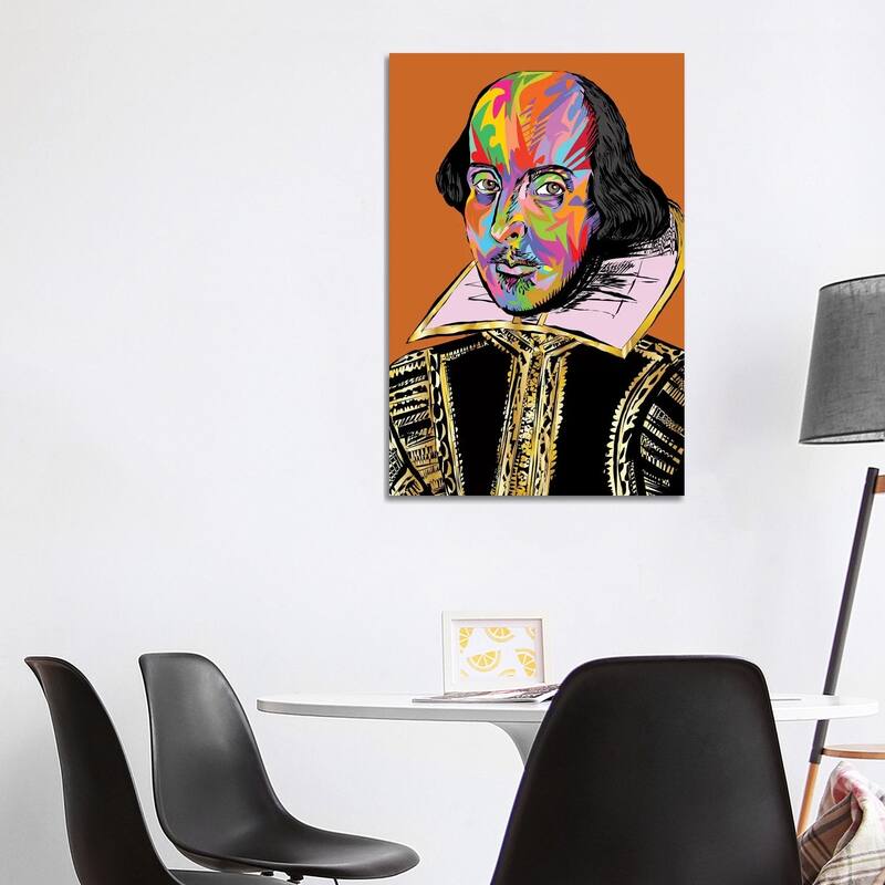 iCanvas "Shakespeare" by TECHNODROME1 Canvas Print - 40x26x1.5