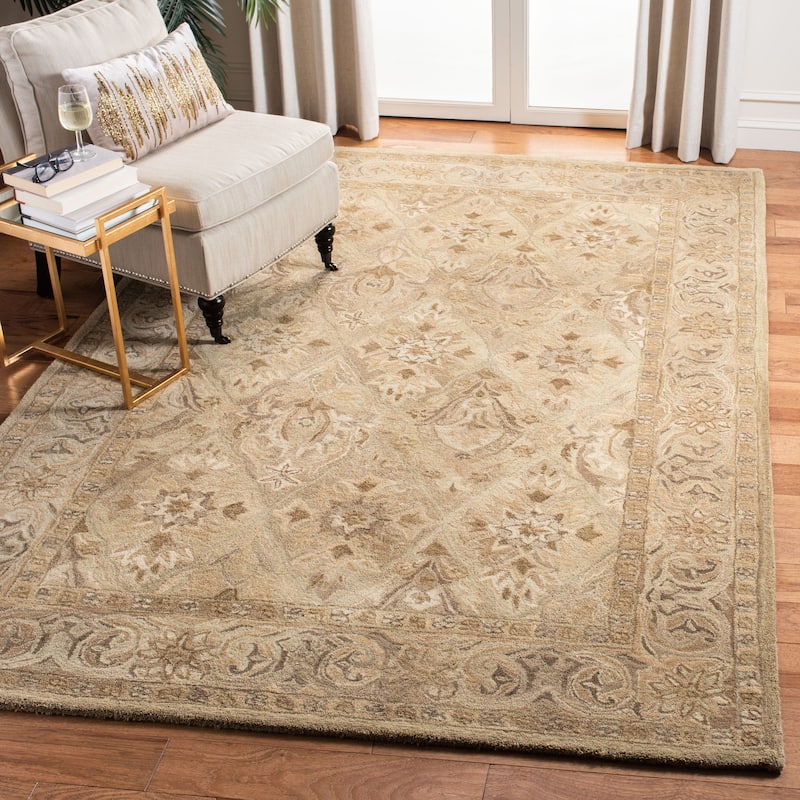 SAFAVIEH Handmade Anatolia Nicky Traditional Oriental Hand-spun Wool Rug
