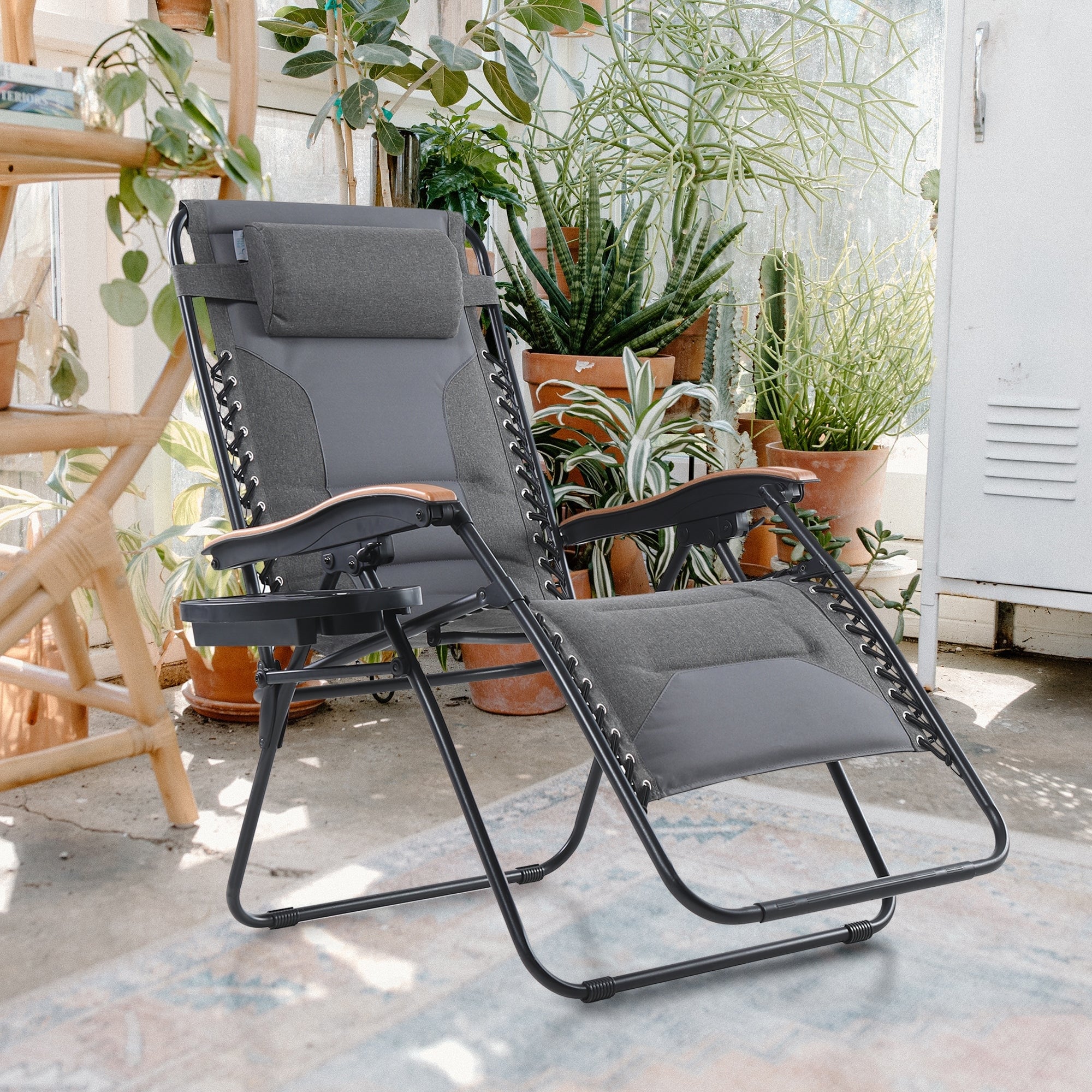 padded garden recliner chairs tesco