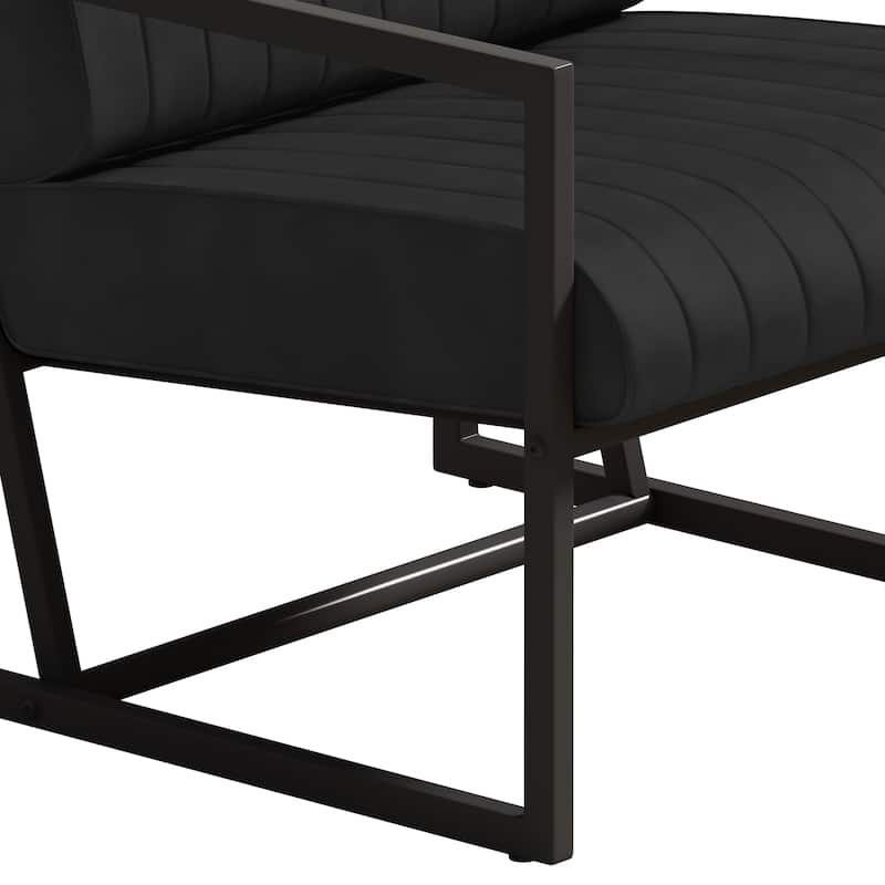 Modern Fashion PU Leather Feature Armchair