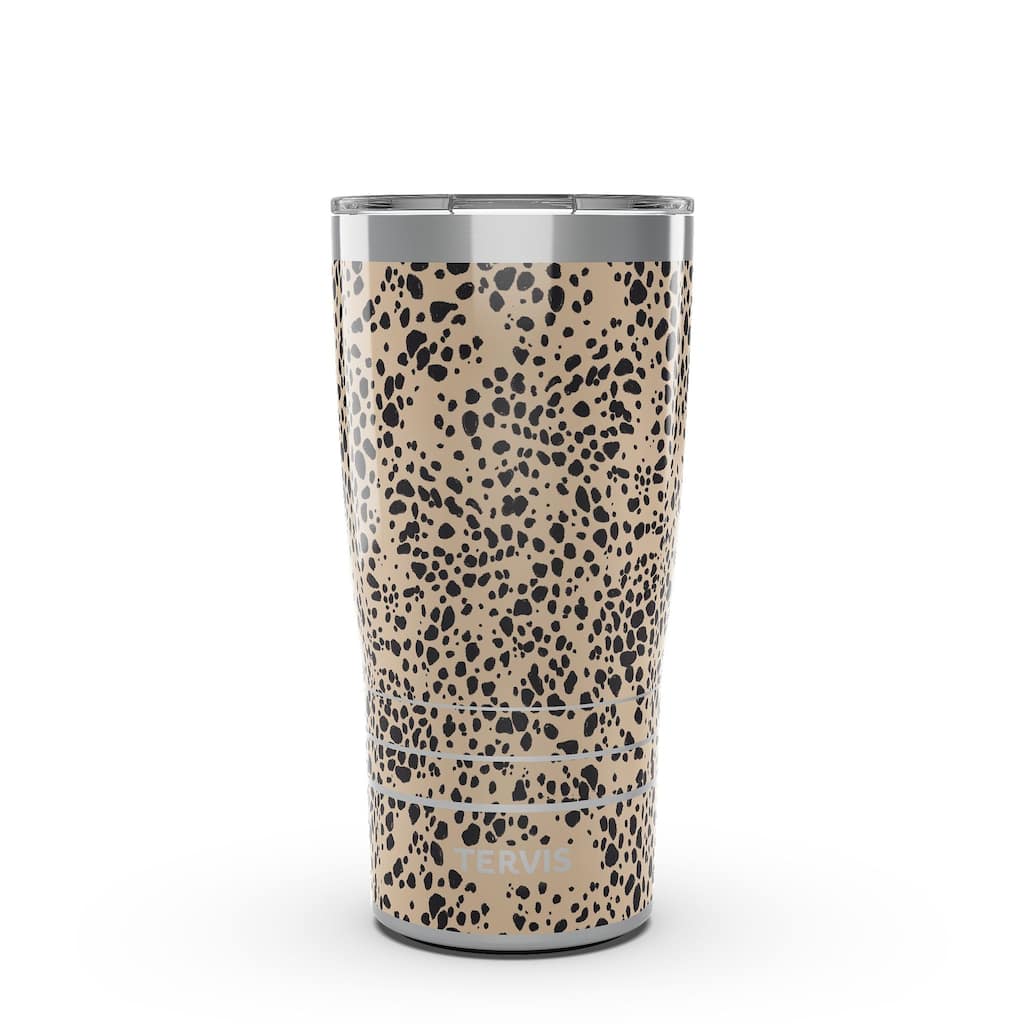 Tervis Traveler Sleek Cheetah Triple Walled Insulated Travel Tumbler, Stainless Steel