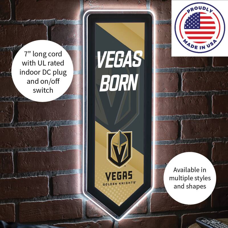 Las Vegas Golden Knights LED Lighted Sign
