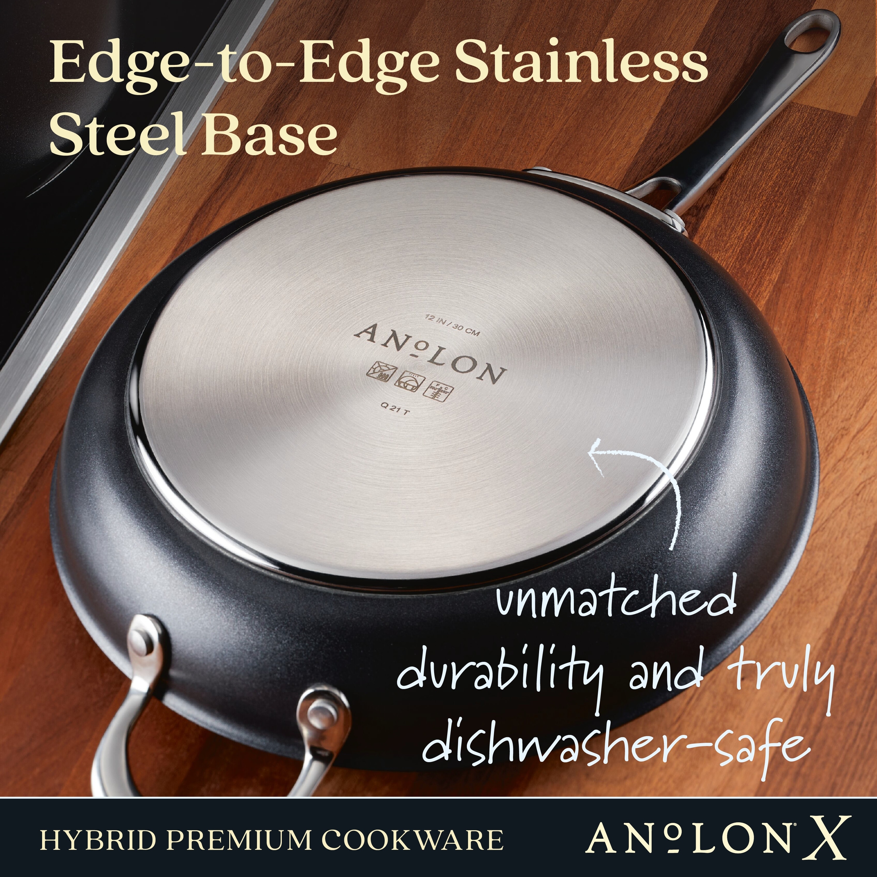 Anolon Achieve Hard Anodized Nonstick Frying Pan - Bed Bath & Beyond -  37781262