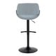 preview thumbnail 97 of 144, Silver Orchid Svellingen Adjustable Bar Stool with Rounded T Footrest - Set of 2