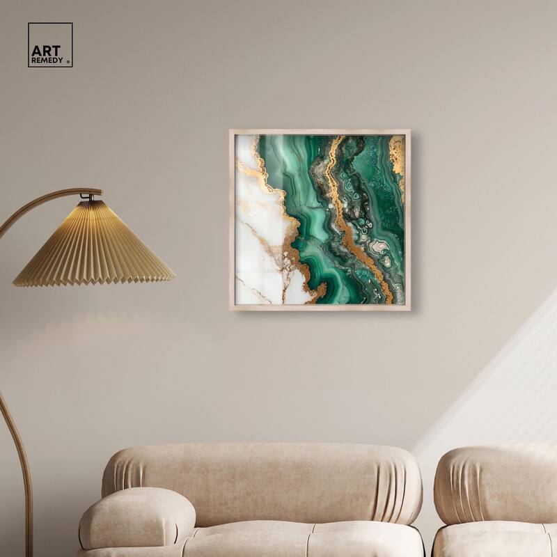 Malachite Majesty Shadowbox by Art Remedy