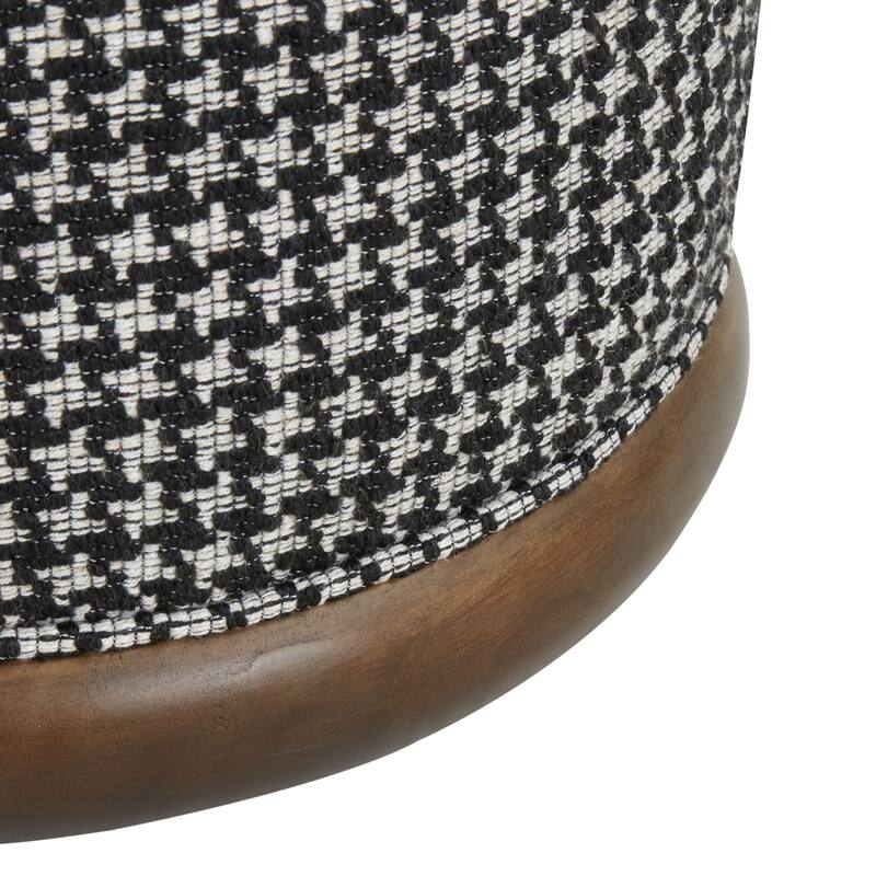 SAFAVIEH Couture Fiorelli Round Boucle Ottoman
