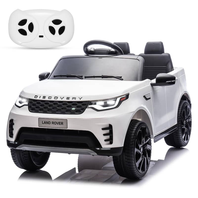 12V Licensed Land Rover 2 Seater Ride on Car for Kids - White