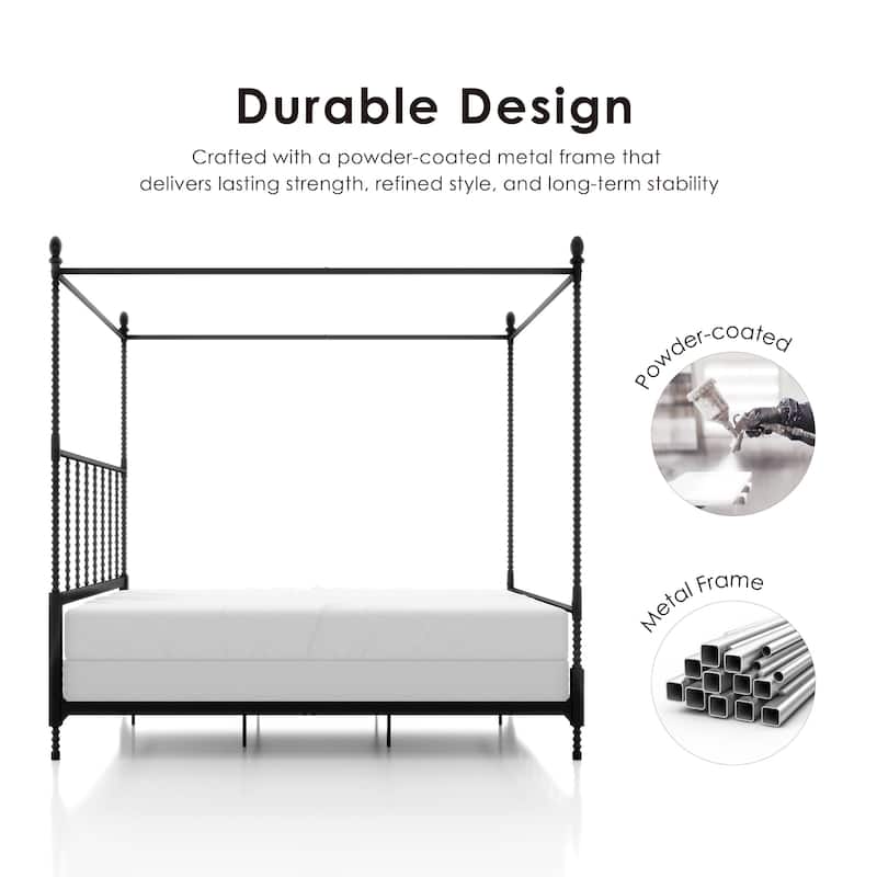 Avenue Greene Elliot Metal Canopy Bed