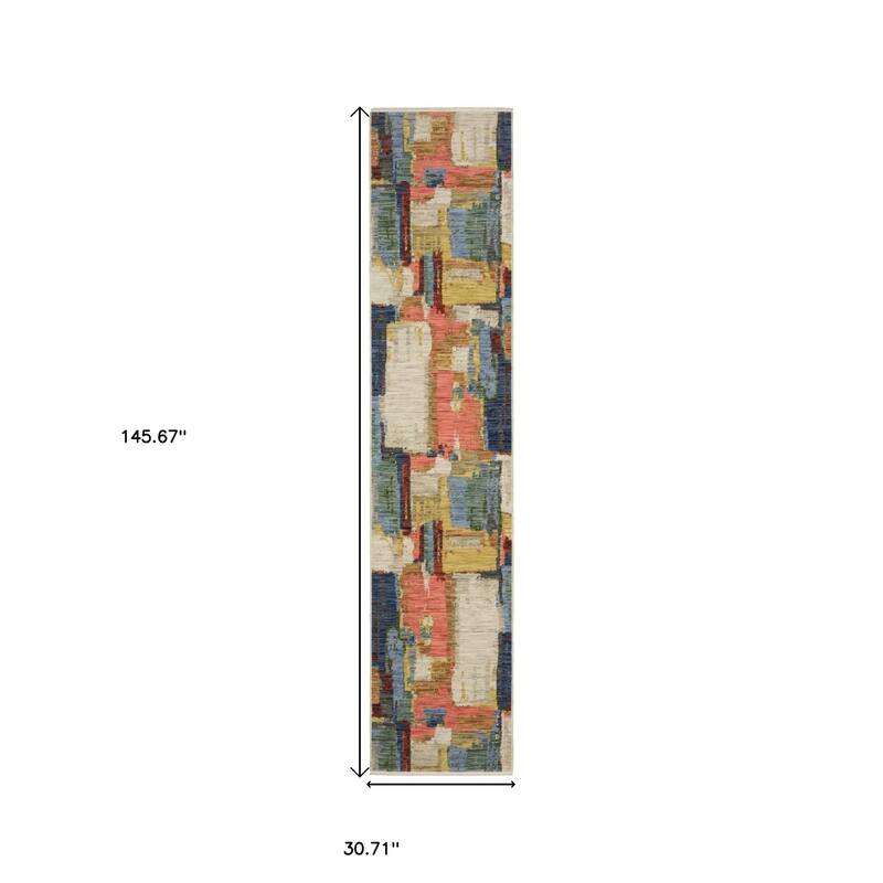 HomeRootsAbstract Modern Rectangle Area Rug