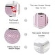 preview thumbnail 6 of 8, Costway Pink Infant Baby Changing Table w/3 Basket Hamper Diaper
