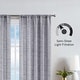 preview thumbnail 6 of 17, Nautica Caspian Light Filtering 54" x 84" Textured Rod Pocket Window Curtain Panel Pair