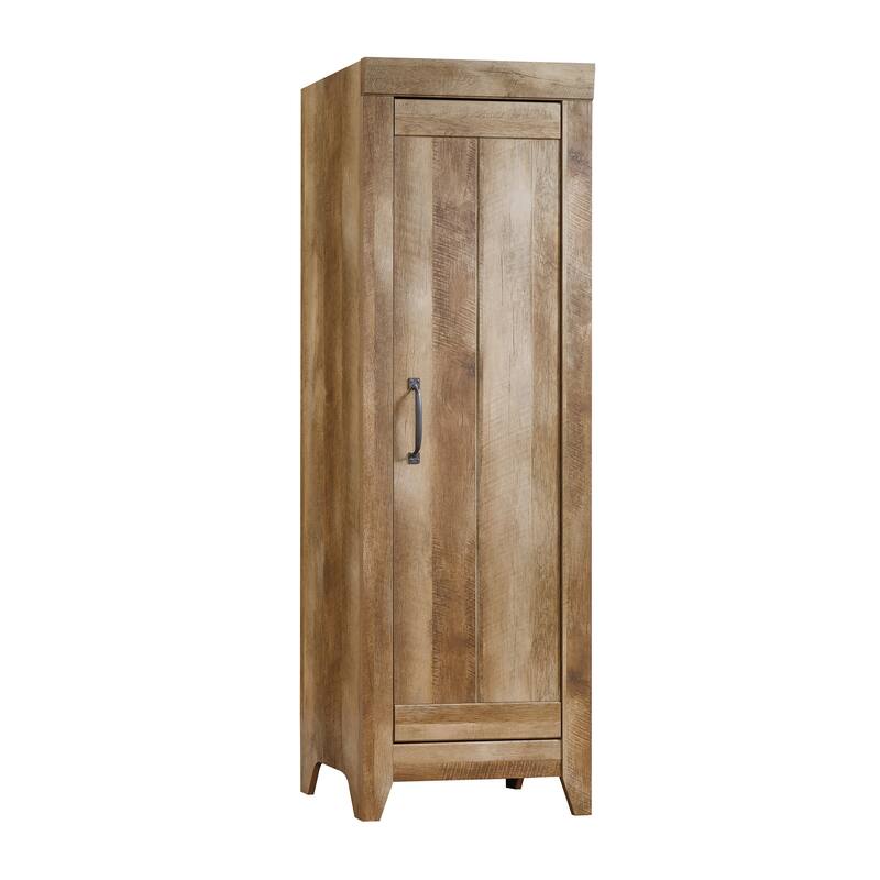 Narrow Storage Cabinet, Brown finish - Brown