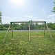 preview thumbnail 3 of 6, Heavy-Duty Durable and Rust Resistant Steel Swing Brackets for Backyard Playground Set Wooden Swing, Green