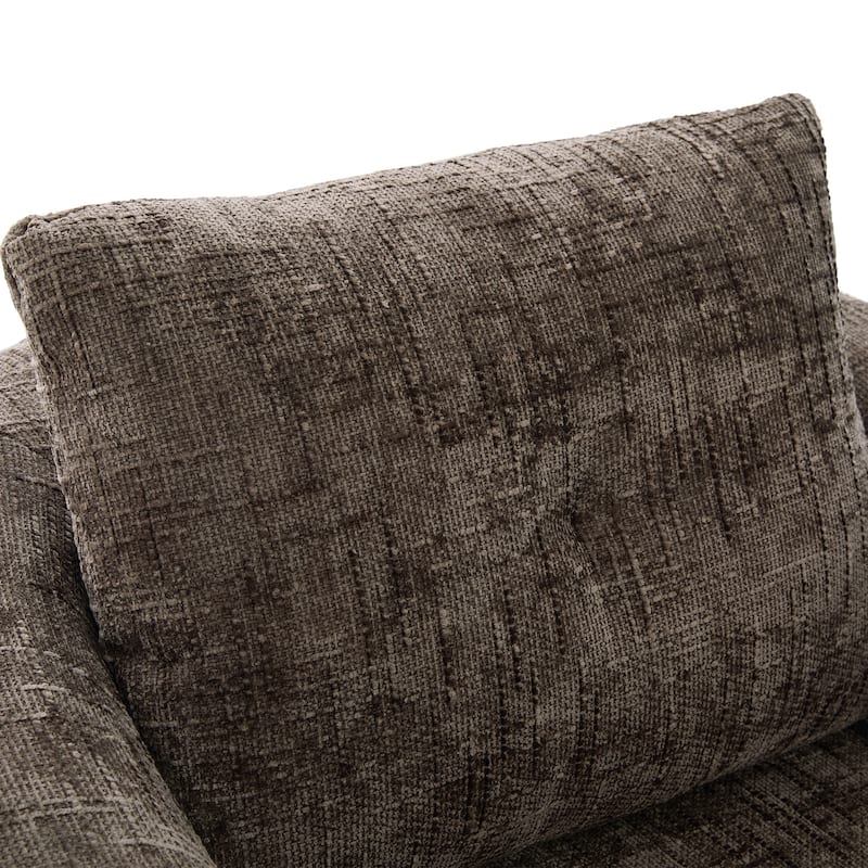 360° Swivel Chair Single Sofa Arm Chair / Upholstered Accent Chair Sofa Barrel Chair for Living Room Bedroom