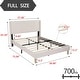 preview thumbnail 138 of 145, Alazyhome Upholstered Platform Bed Frame