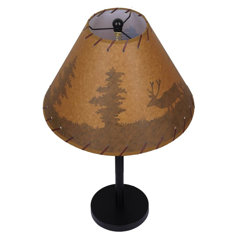 Catalina Lodge Table & Floor Lamp Set - Dark Bronze - Set of 3