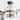 Modern Farmhouse 3-Light Glass Semi-Flush Mount Drum Ceiling Light