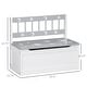 preview thumbnail 3 of 7, Qaba Toddler Toy Box Storage Bench with Large 27 L Interior, Kids Storage Bench Seat with Storage for Toddler Playroom Furniture