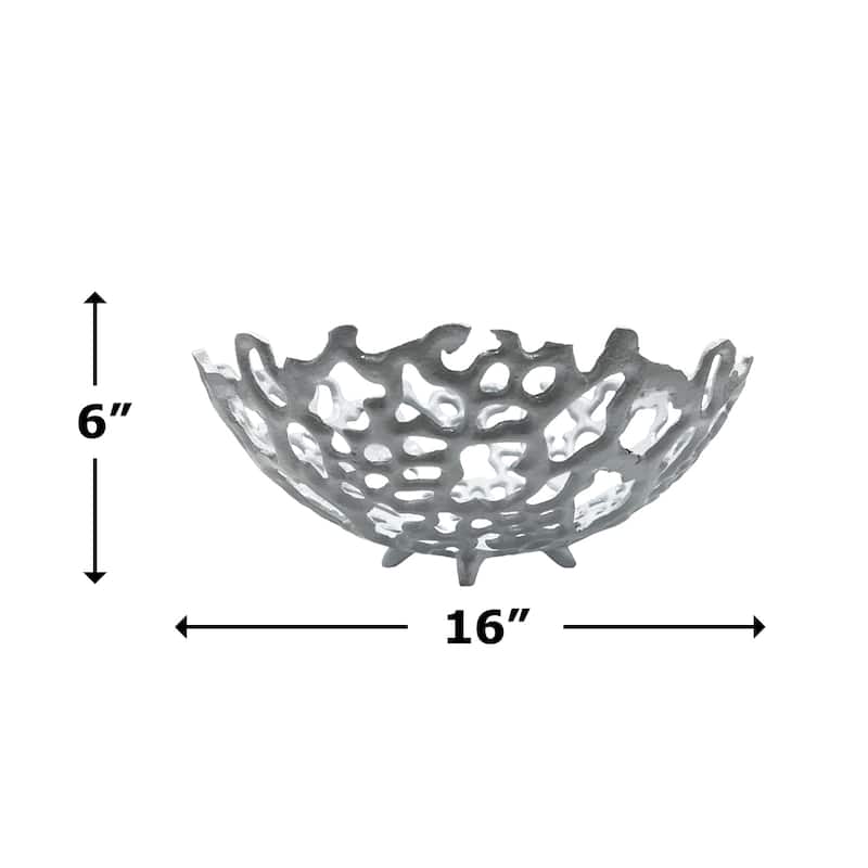 Decorative Handmade Aluminum Modern Bird Nest Bowl
