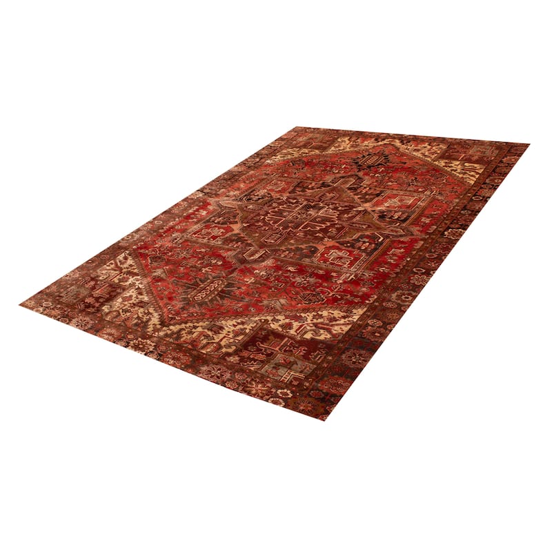 ECARPETGALLERY Hand-knotted Sarabi Red Wool Rug - 8'9 x 12'8