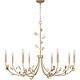 preview thumbnail 1 of 4, Heiress 8-Light Bronze Gold Chandelier