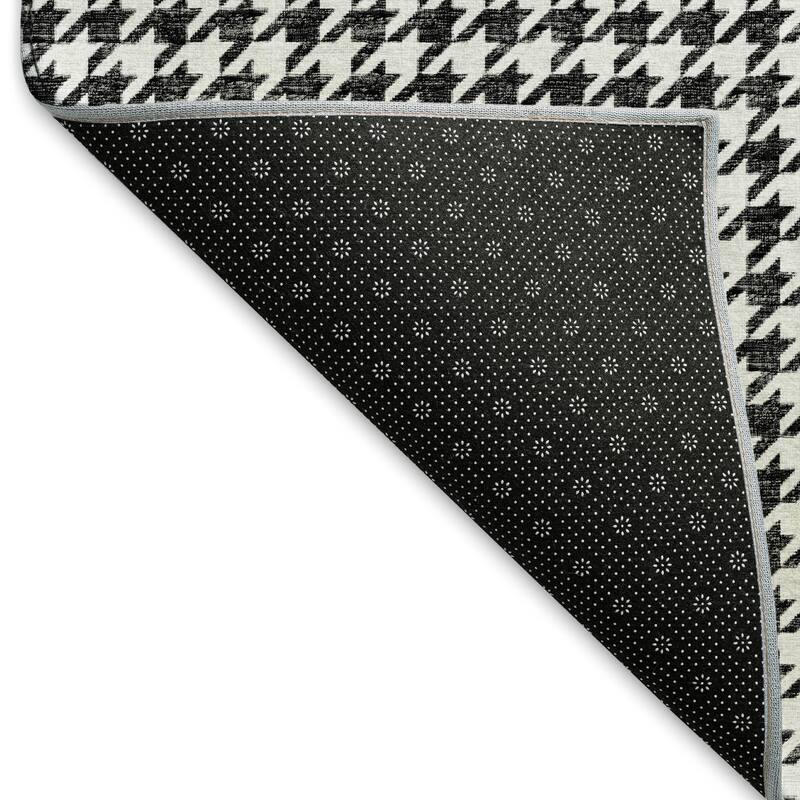 Premium Washable Super Soft Modern Houndstooth Mayfield Rug