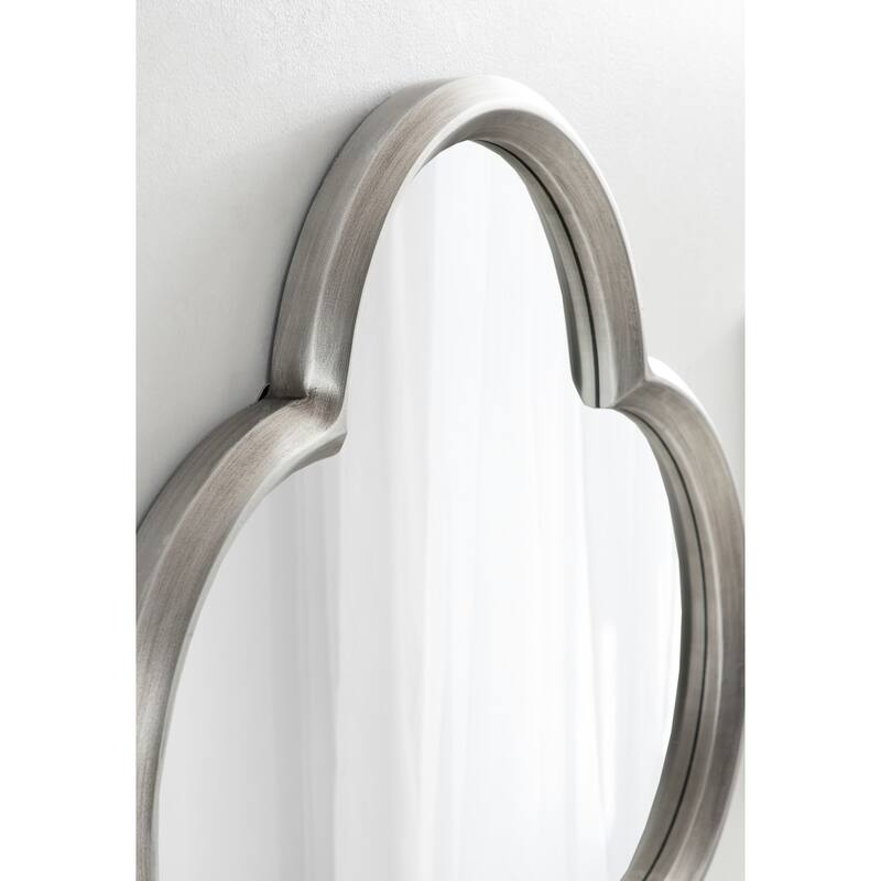 Kate and Laurel Krisi Scalloped Framed Wall Mirror