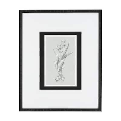 Botanical Sketches I (Grey) Framed Art Print
